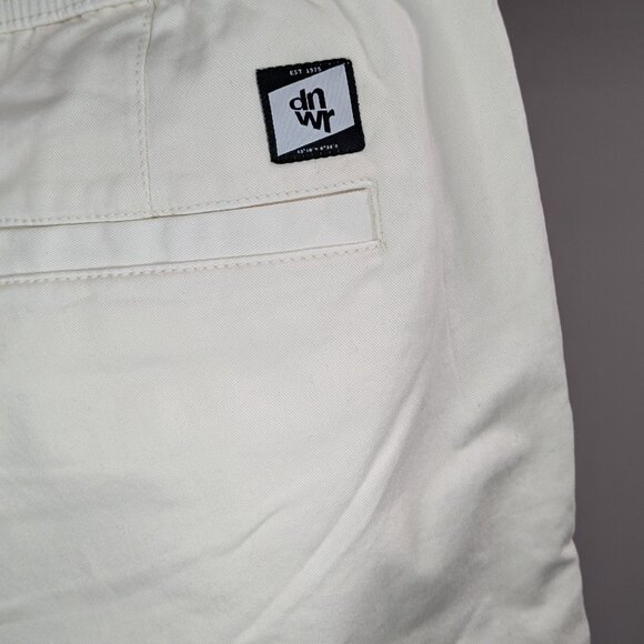 Zara dnwr Drawstring Cotton Shorts Cream Size Small - Picture 3 of 3